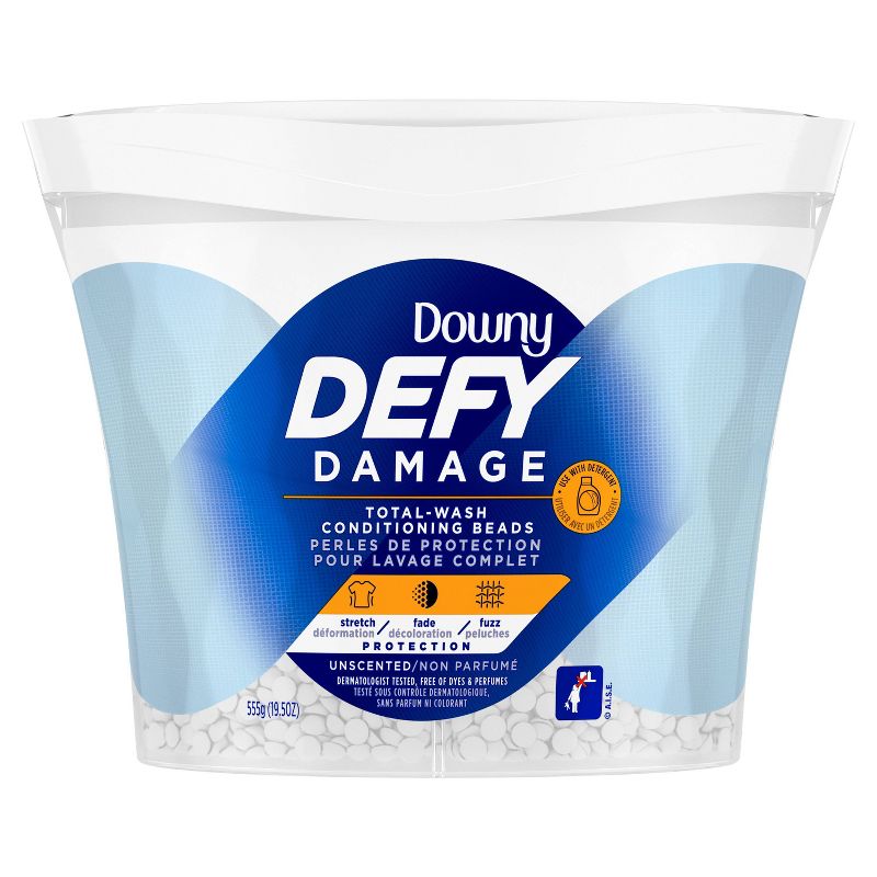Downy Defy Damage Total-Wash Unscented Conditioning Beads - 19.5oz