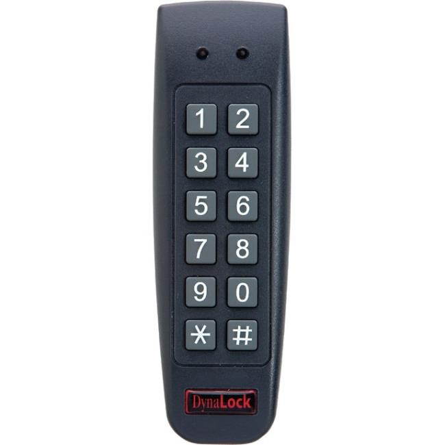DynaLock - 7450 - DynaLock Narrow Mullion Design-2x6 Matrix Keypad - Mechanical Key - 500 User(s) - 24 V DC