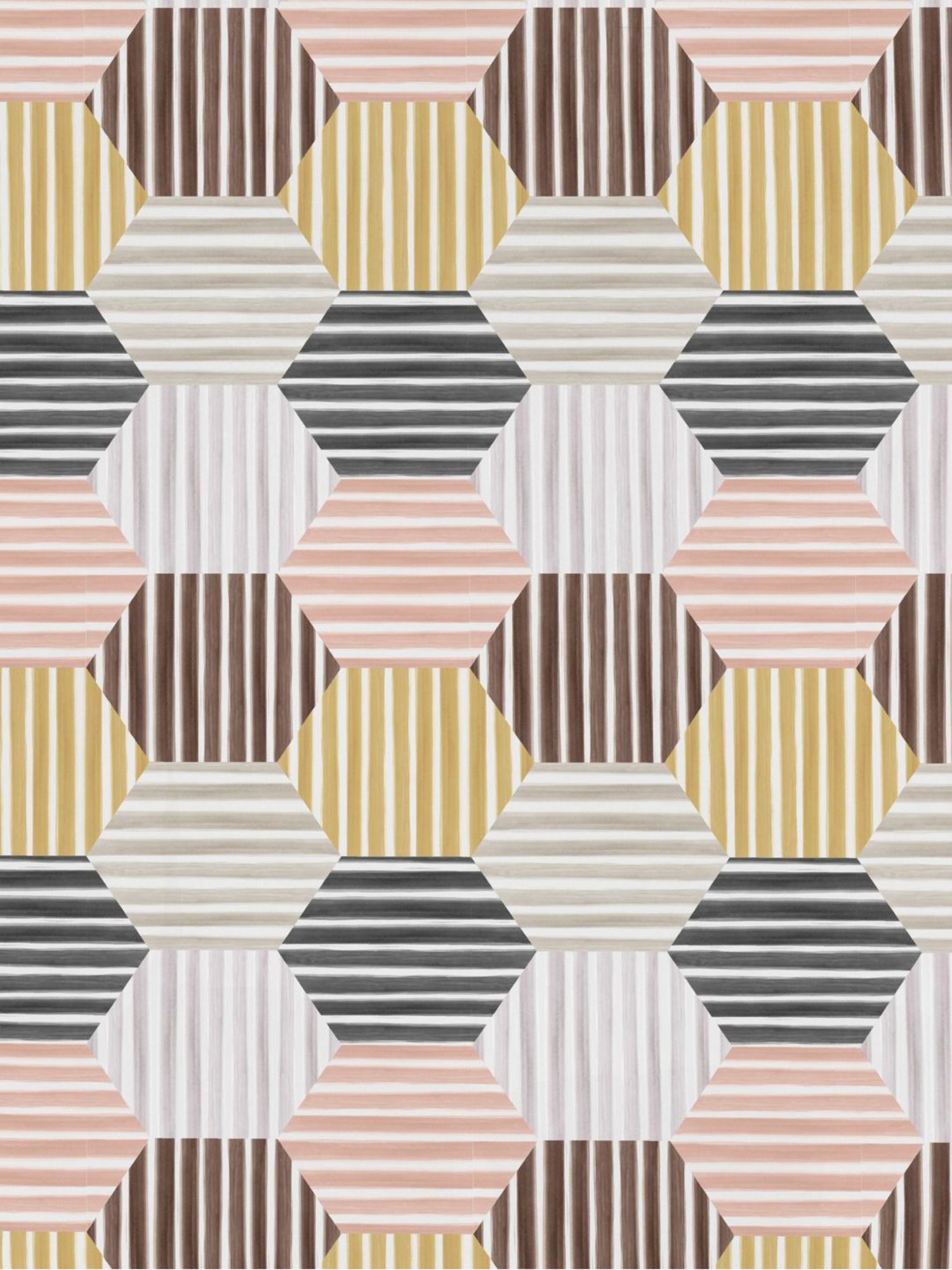 DDecor Wonder Bedding Abstract Brown & Grey 136 TC Cotton Double Bedsheet with 2 Pillow Covers