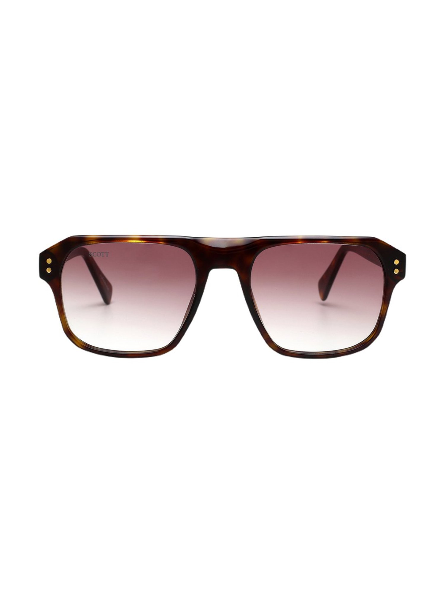 Scott Pink Square Sunglasses for Men