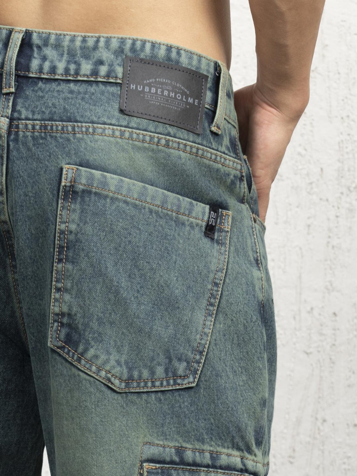 Hubberholme Men Cotton Long Sleeves Oversized Checked Double Pocket Shirt 84