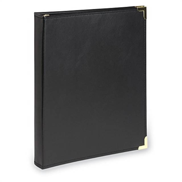 Samsill Classic Ring Binder 1/2" Binder Capacity 3 x Ring Fastener - Black