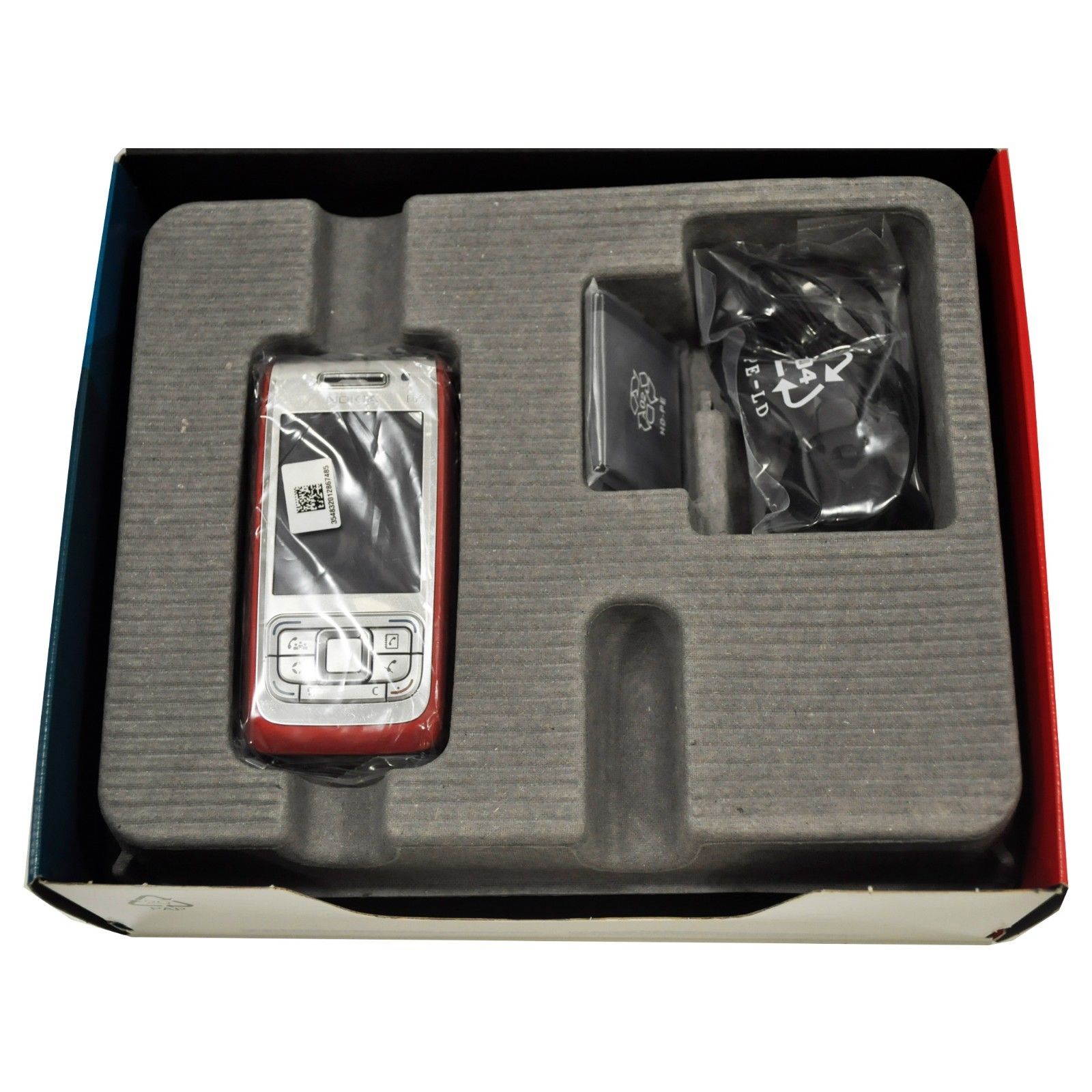 Nokia E65-1 50MB (No CDMA, GSM only) Factory Unlocked 3G Smartphone - Red