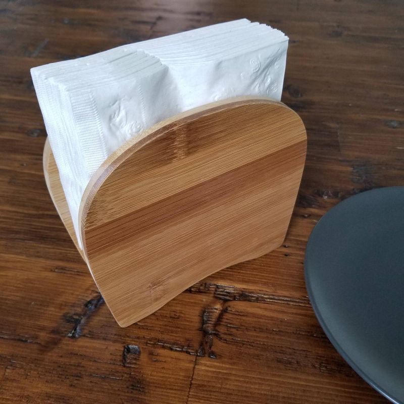 Lipper International Bamboo Napkin Holder