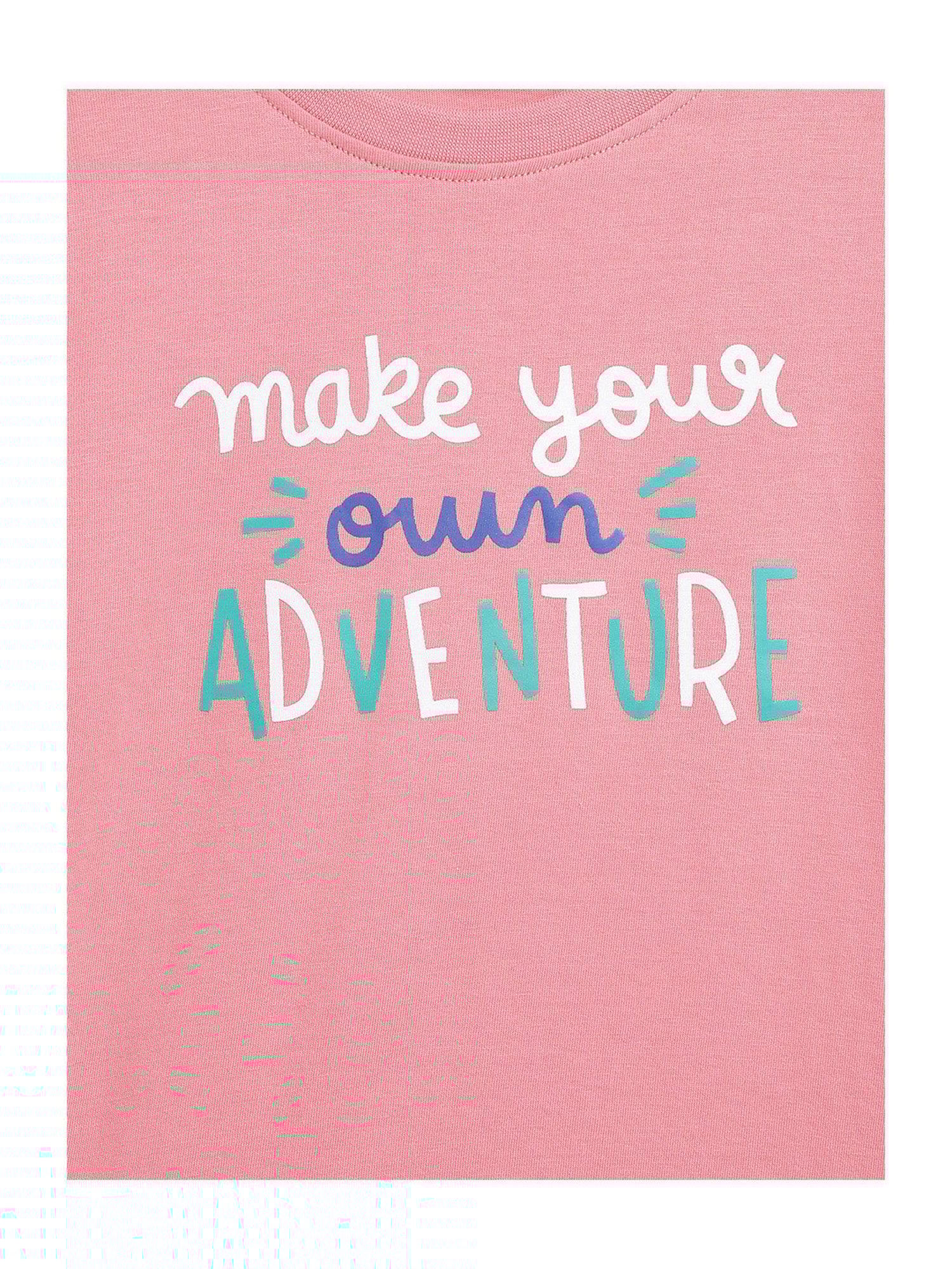 Campana Kids Peach Printed Full Sleeves T-Shirt