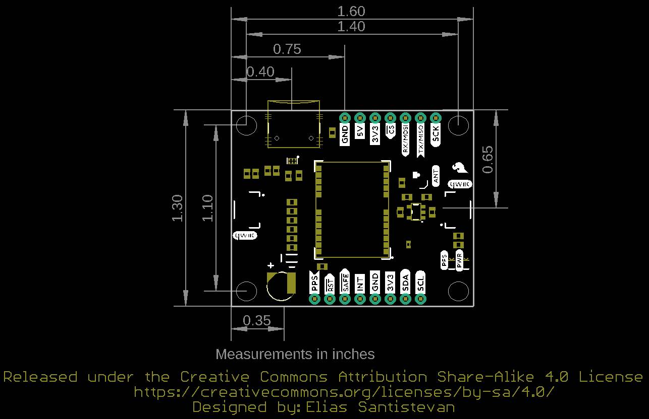 SparkFun GPS Breakout - NEO-M9N, U.FL (Qwiic) High-Quality breakout No Soldering Required Breadboardable Contains a Rechargeable backup battery allowing a Warm-start decreasing time-to-first-fix