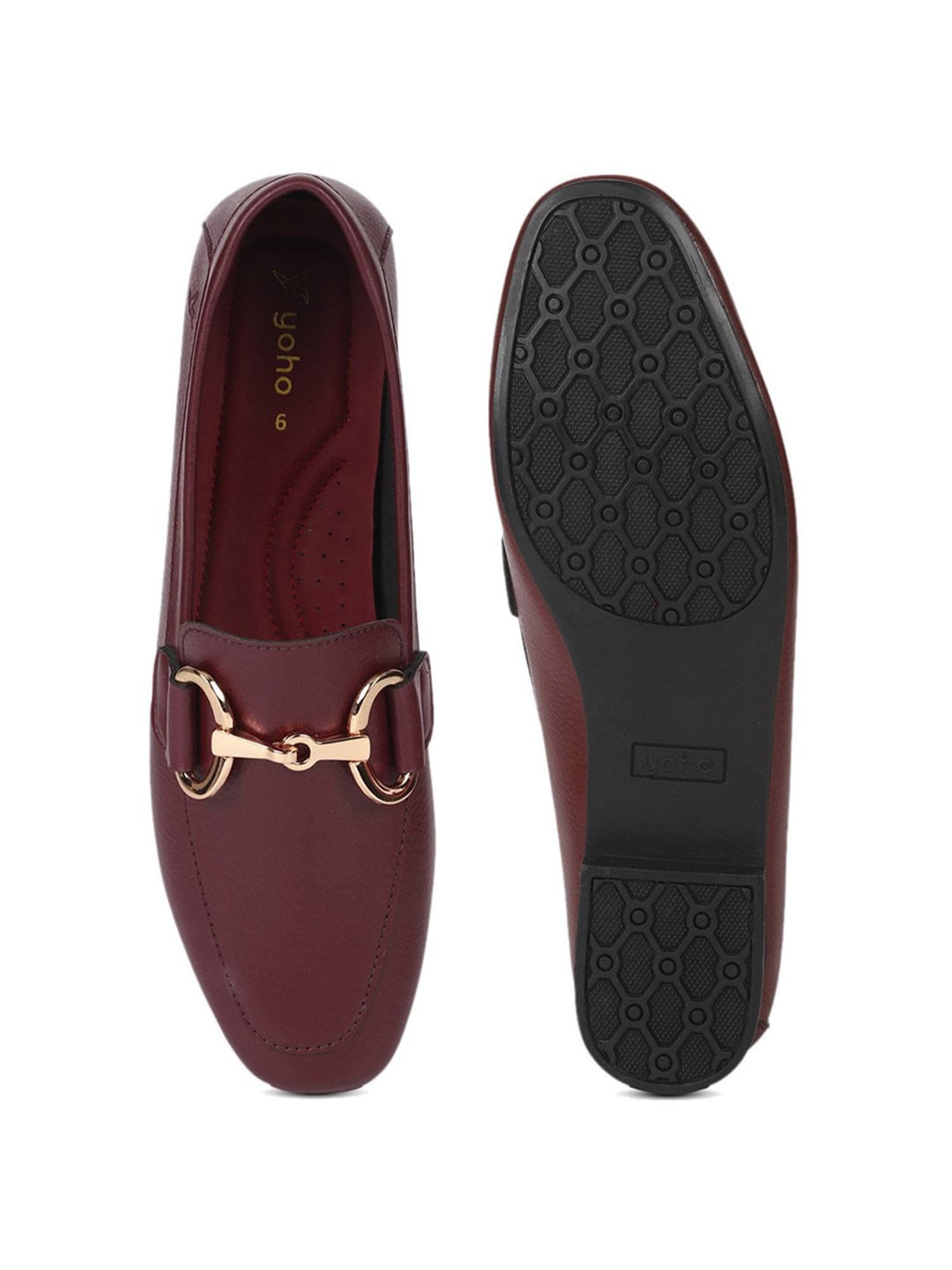 Yoho Women's Wine Casual Loafers