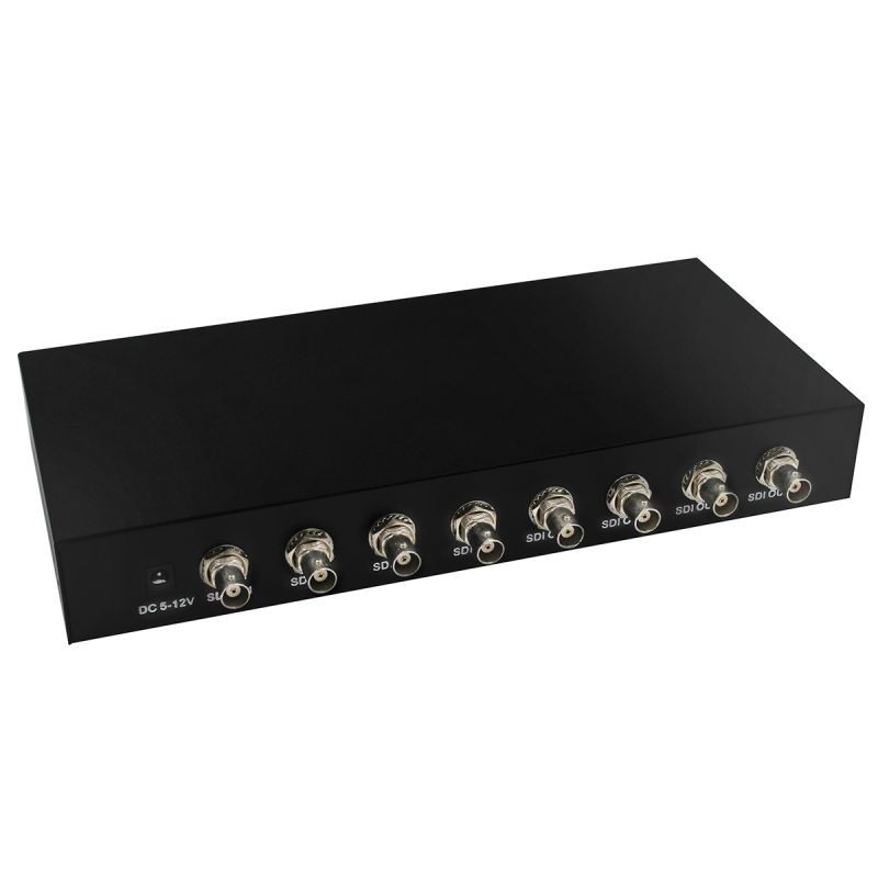 Wiistar SDI Matrix 4x4 Switcher 4 Port Multimedia Converter for 3G HD SD Monitor Security Camera CCTV Video