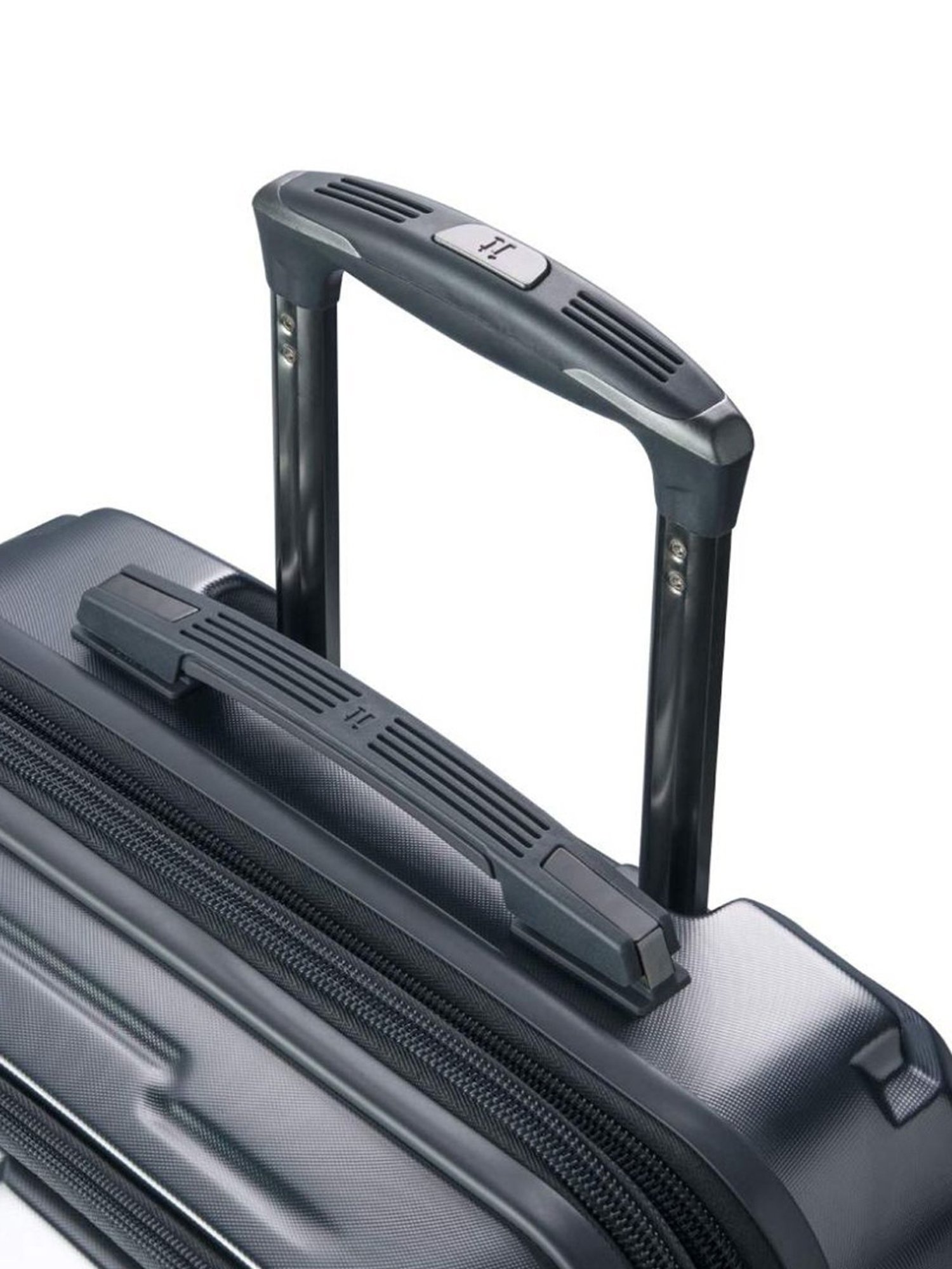It luggage Prosperous Dark Grey Textured Large Hard Cabin Trolley Set of 2