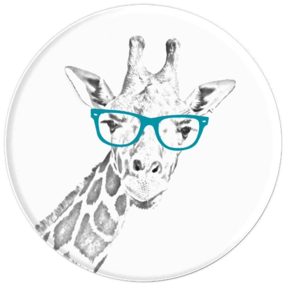 Giraffe wearing Teal Glasses