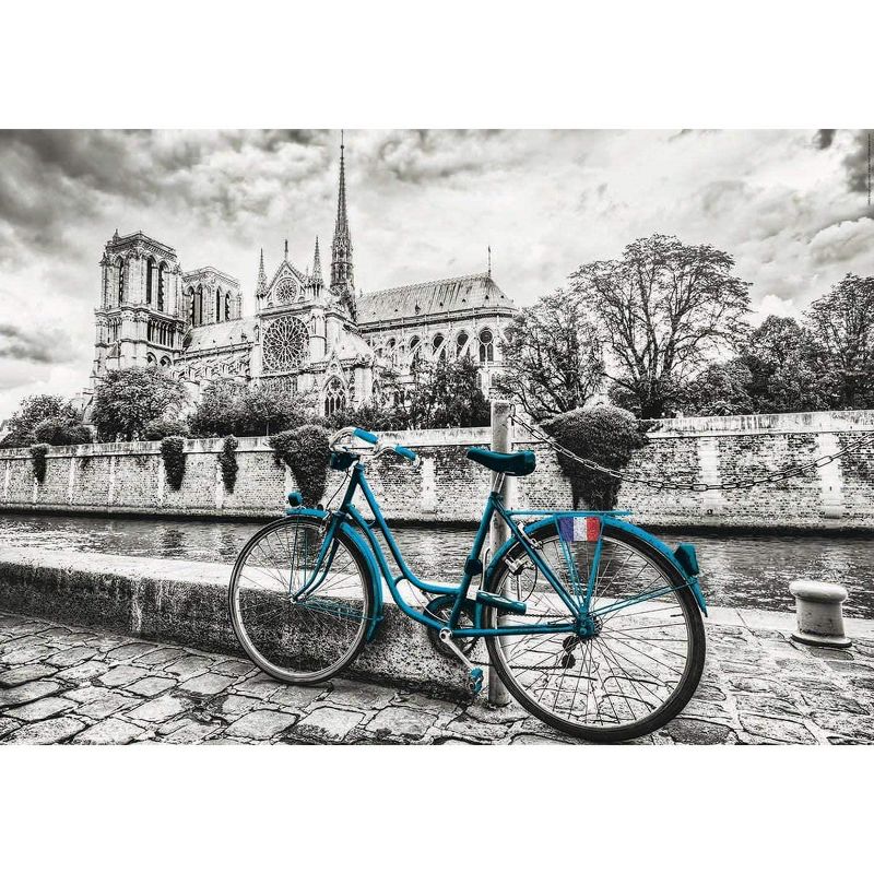 Educa Borras Bike Near Notre Dame 500 Piece Jigsaw Puzzle