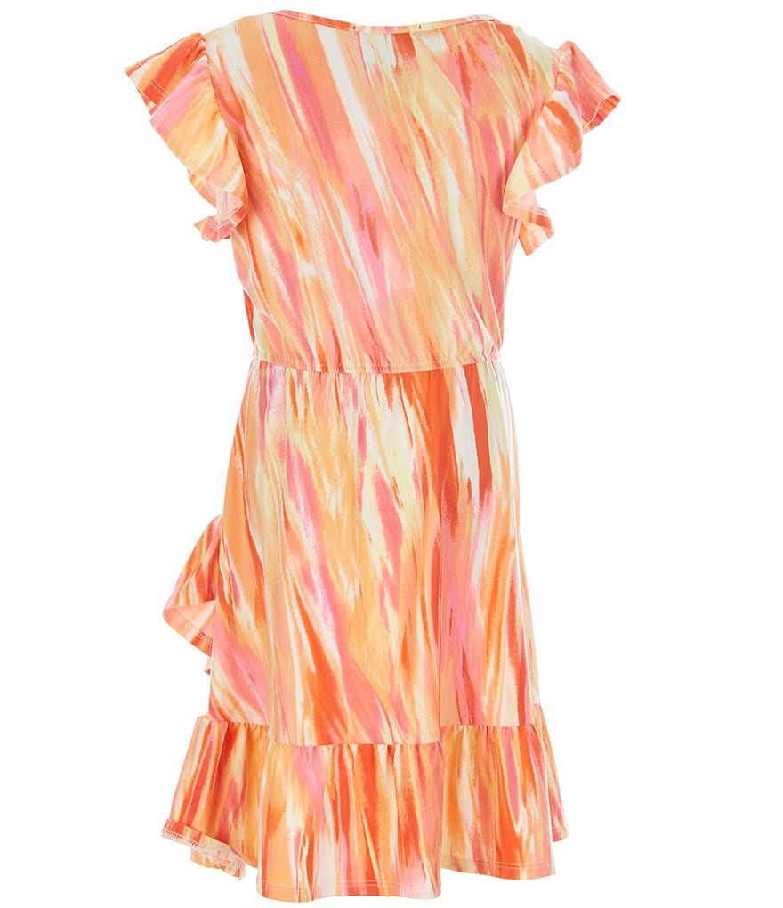 Xtraordinary Big Girls 7-16 Tie-Dye Ruffle-Hem A-Line Dress