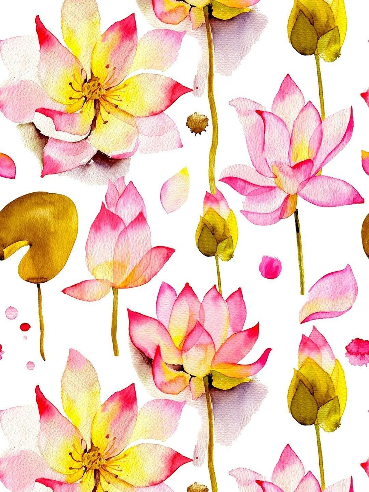 SPACES DRAPE STORY Elegent Floral Mustard Yellow & Pink Polyester 5 ft Window Curtains - Set of 2