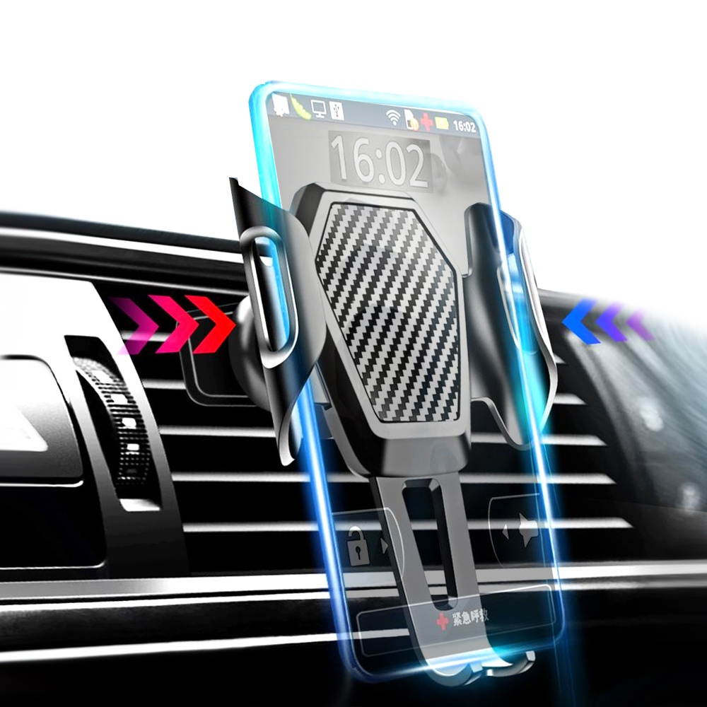 FONKEN Air Vent Gravity Linkage Automatic Lock Car Phone Holder For 4.7 Inch - 6.0 Inch Smart Phone  002