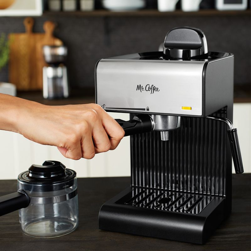 Mr. Coffee Steam Espresso and Cappuccino Maker BVMC-ECM17
