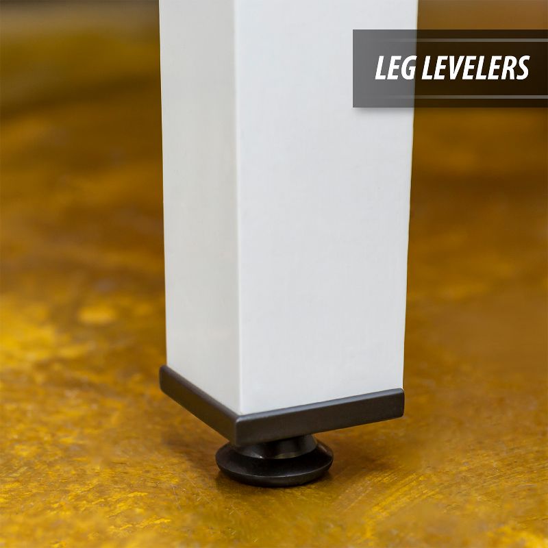 EastPoint Sports 48 Inch Rush NHL Electronic Indoor Hover Hockey Game Table Set with 2 Pucks, 2 Pushers, and LED Scoring for Multiple Player Air Play