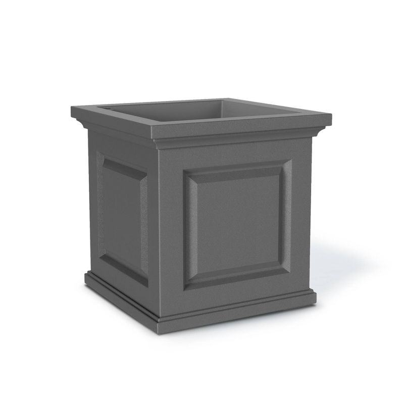 16" x 16" Nantucket Planter Graphite Gray - Mayne