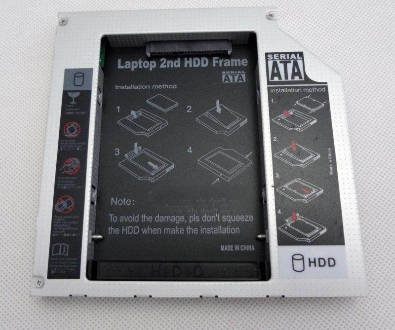 2nd Hard Drive HDD SSD Caddy Bay For Acer Aspire E17 E5-721 Replace UJ8E2Q