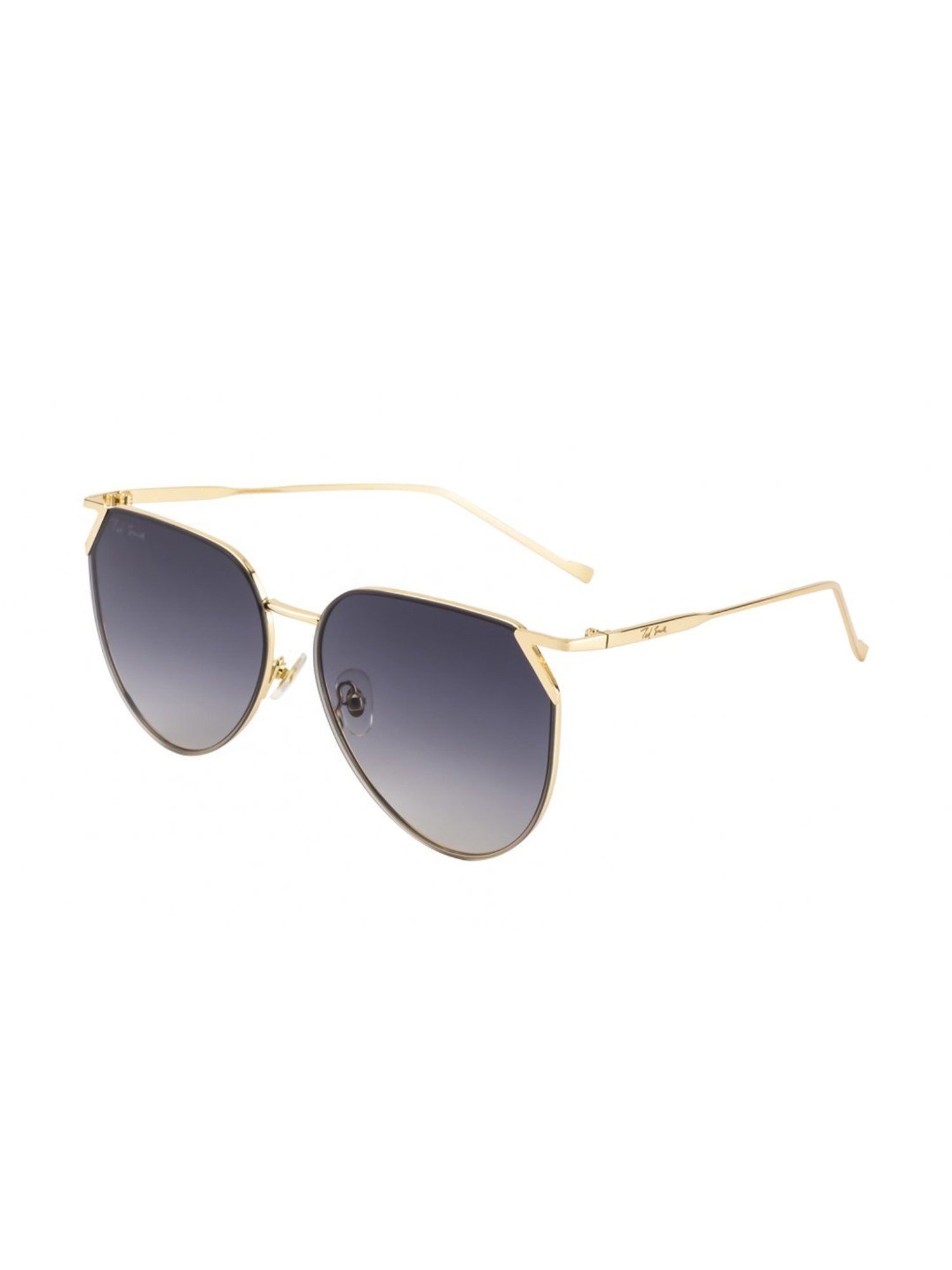 Ted Smith SALT_C1 Blue Gradient Round Sunglasses