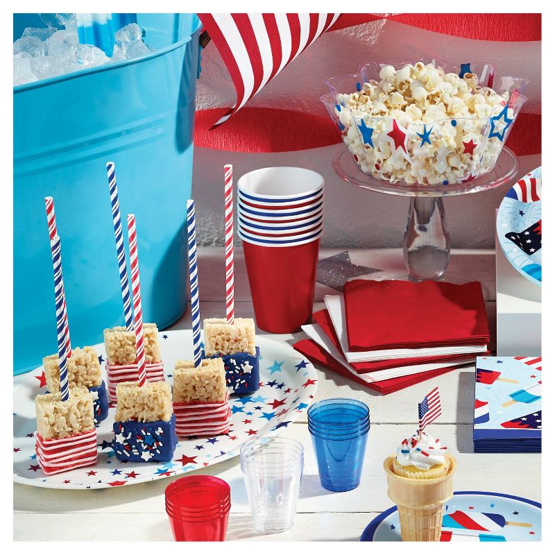 Patriotic Stars Fluted Bowl