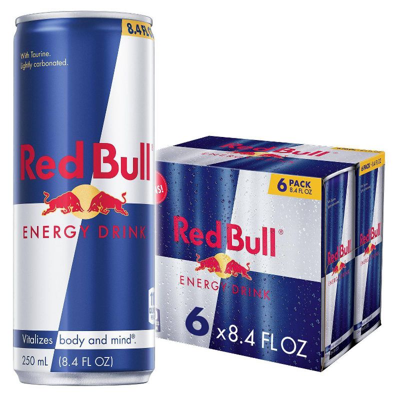 Red Bull Energy Drink - 6pk/8.4 fl oz Cans