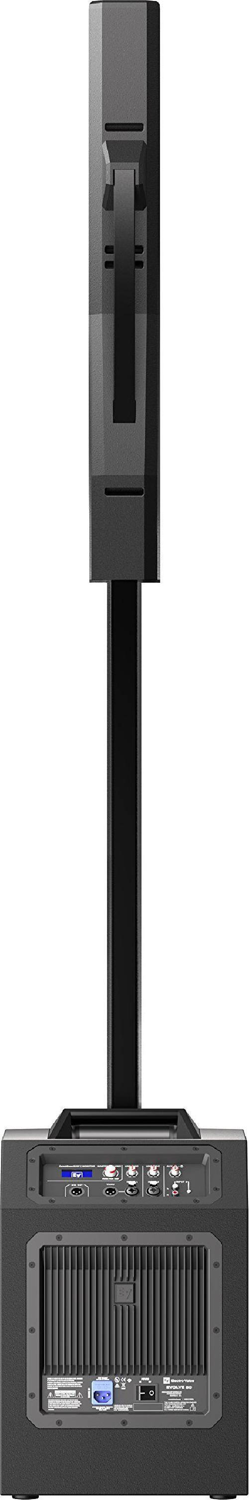 electrovoice evolve 50 1000watt powered column array system, black