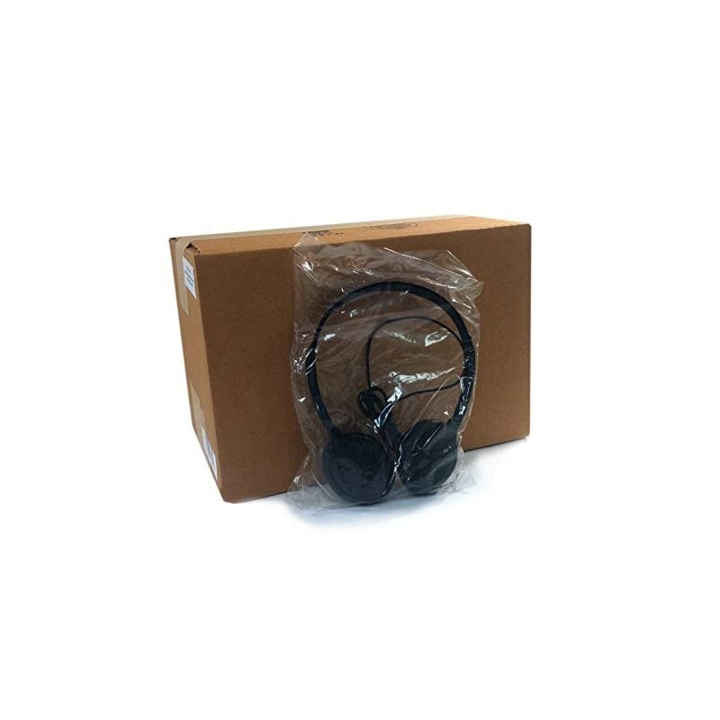 ENC313 Classroom Stereo Bulk Headphones with Leatherette Earpads 25 Pack