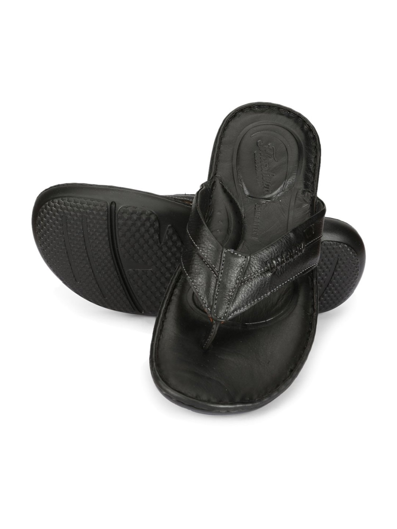 Florsheim Black Thong Sandals