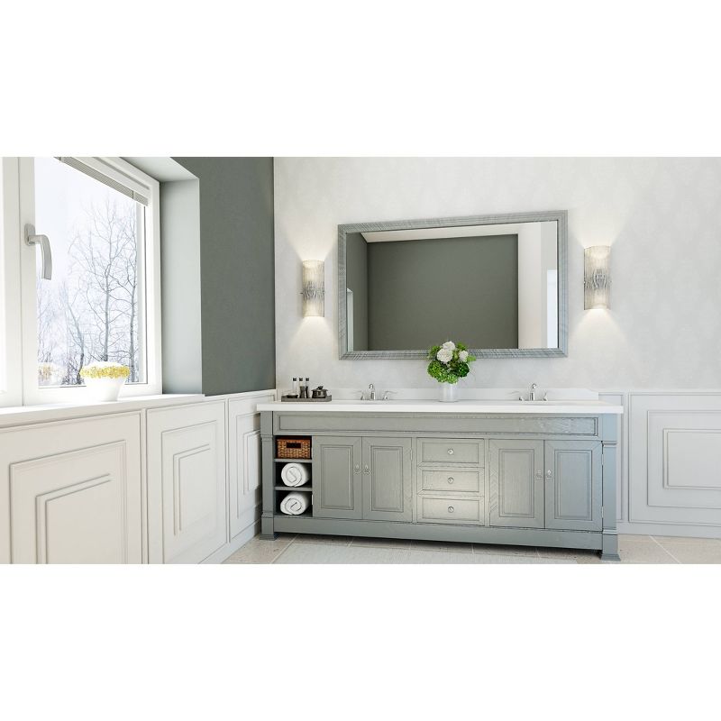 16" Brilliance 2 Light Bath Wall Sconce Chrome Finish/Bright Ice Glass - Varaluz