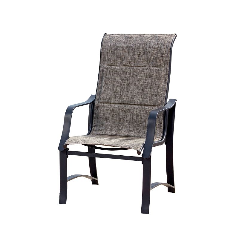 3pc Bistro Steel Patio Dining Sets Gray - Lokatse