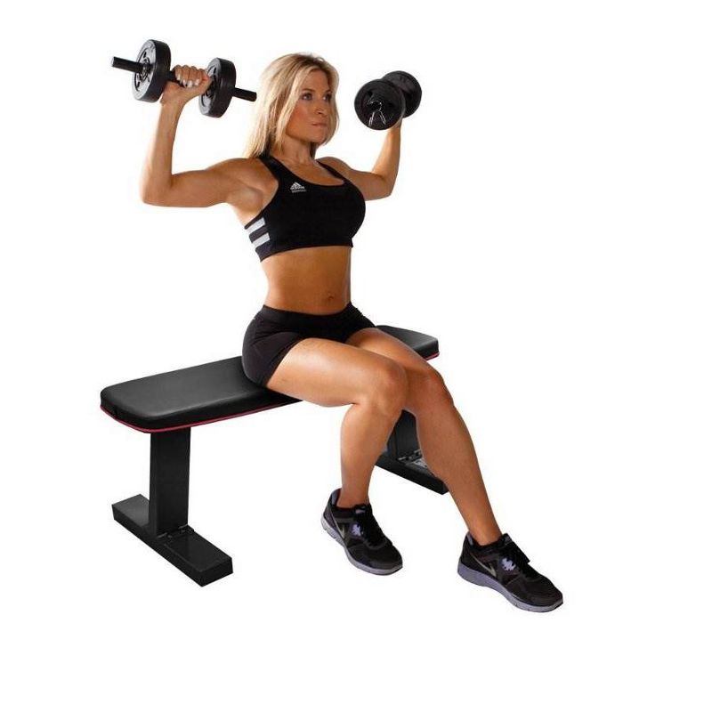 Marcy Home Gym Exercise Fitness Training Workout Flat Board Weight Lifting Bench