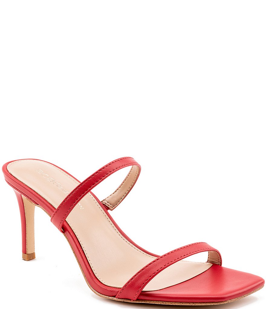 BCBGeneration Salin Leather Slide Dress Sandals