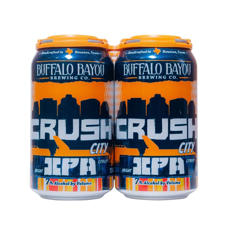 Buffalo Bayou Crush City IPA Beer - 6pk/12 fl oz Cans