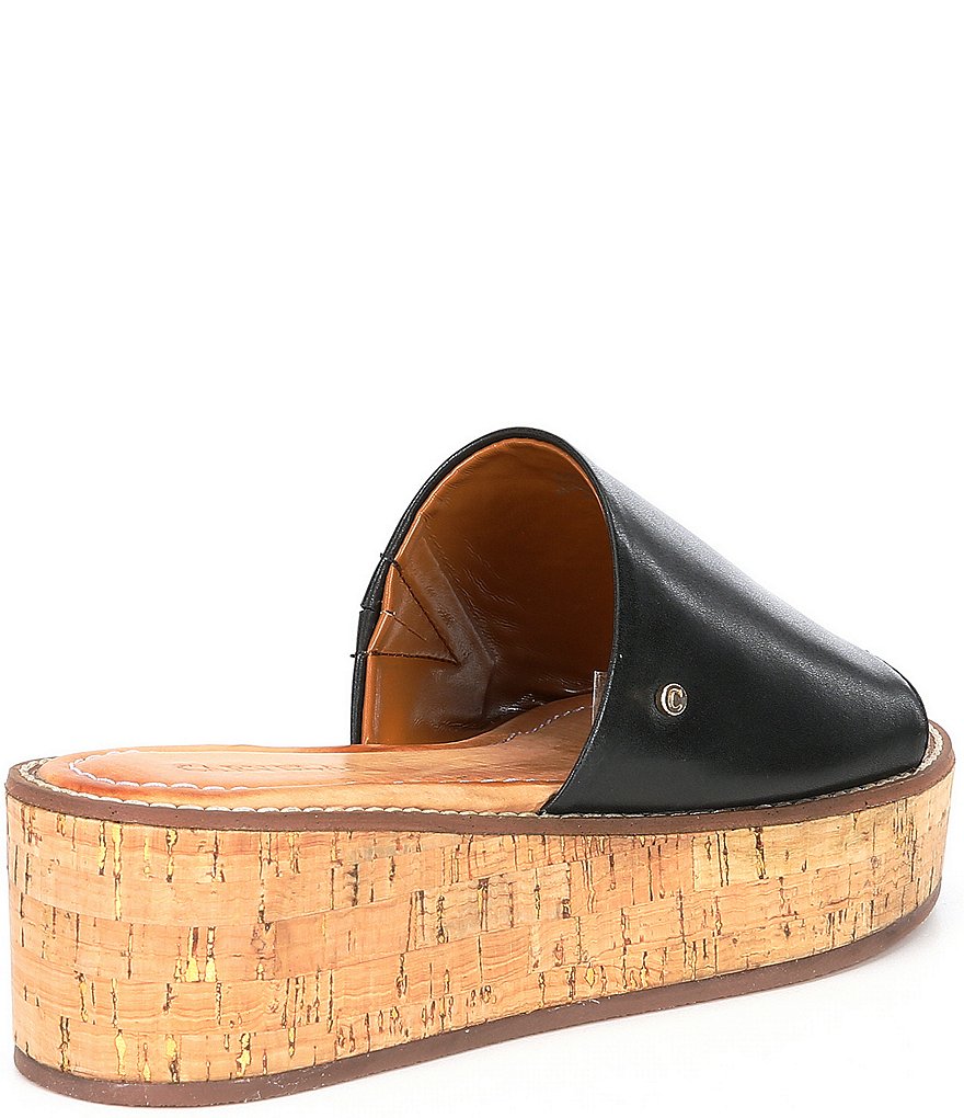 Carvela Kue Leather Wedge Sandals