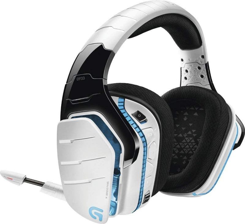 Logitech G933 Artemis Spectrum Snow Wireless 7.1 Gaming Headset White (Renewed)