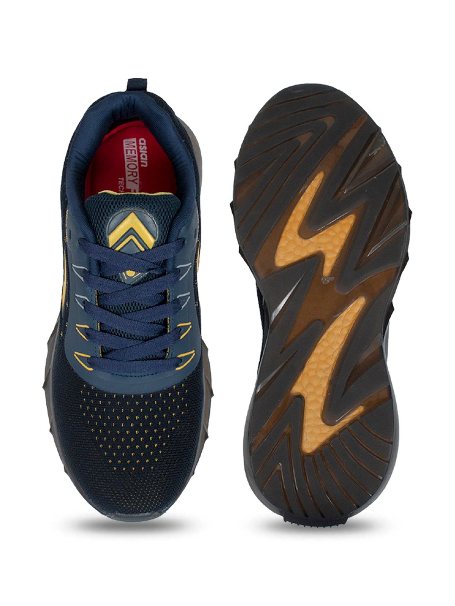 Asian Men's Blue Running Shoes