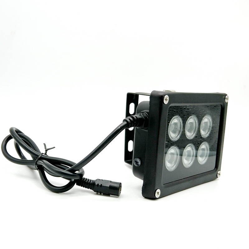 Mini CCTV IR Illuminator 850nm 6pcs Array Infrared LED Lamp Light IP67 Waterproof Night Vision