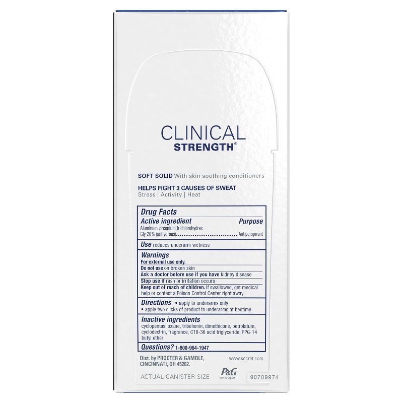 Secret Clinical Strength Sport Fresh Soft Solid Antiperspirant & Deodorant - 2.6oz