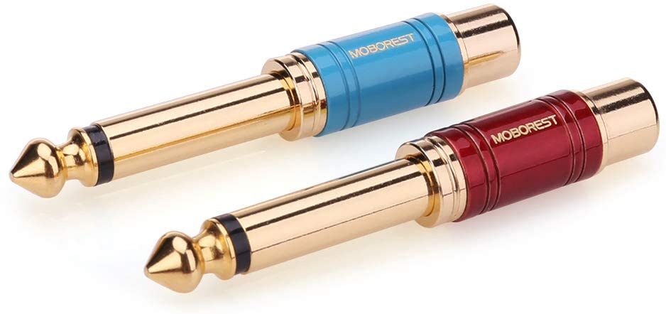 Elite Core SuperFlex Gold SFP-Y15QT Two 1/4-Inch TS to TRS Y Patch Cable 15-Feet