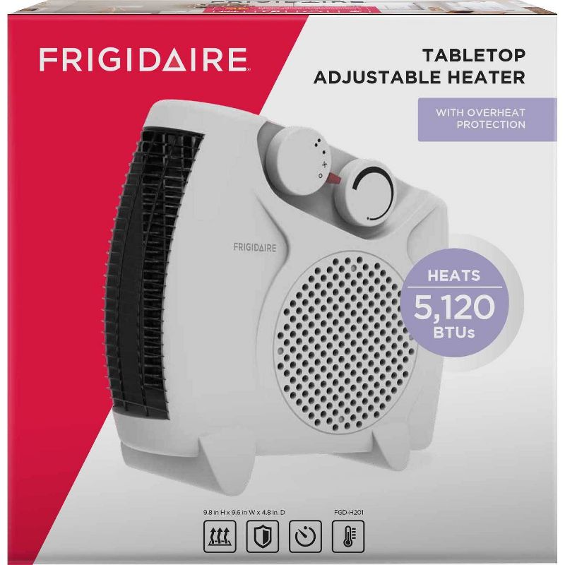 Frigidaire Adjustable Tabletop  Heater White