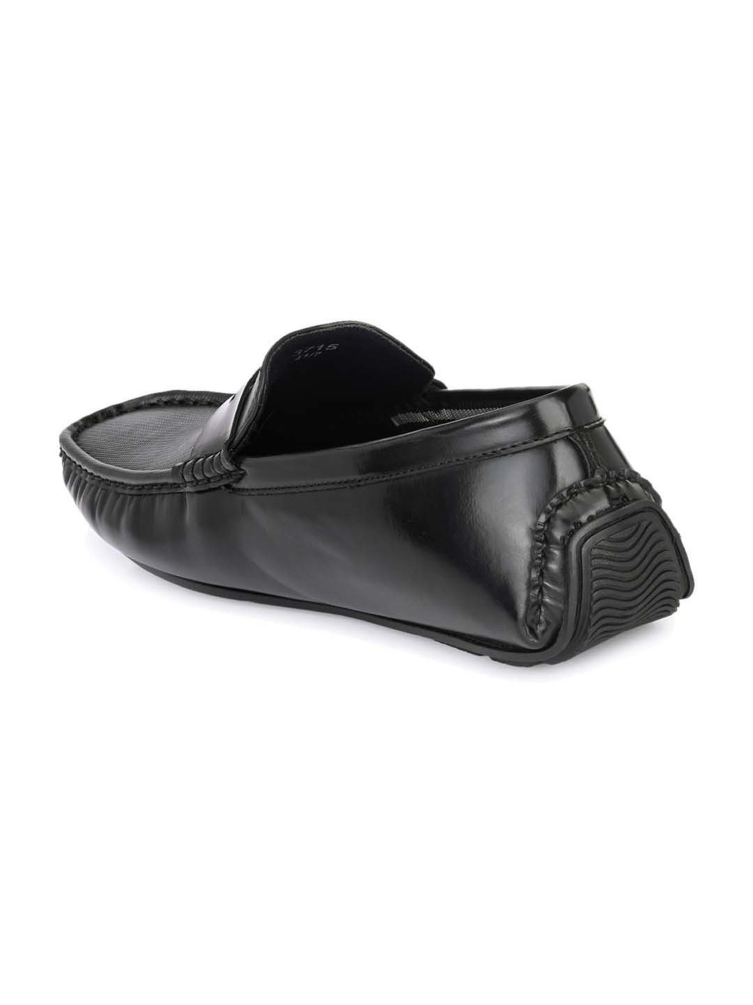 San Frissco Men's Black Casual Loafers