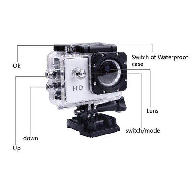 SJ4000 Action Camera Diving 30M Waterproof 1080P Full HD Go Underwater Helmet Sport Camera Sport DV 12MP Photo Pixel Camera