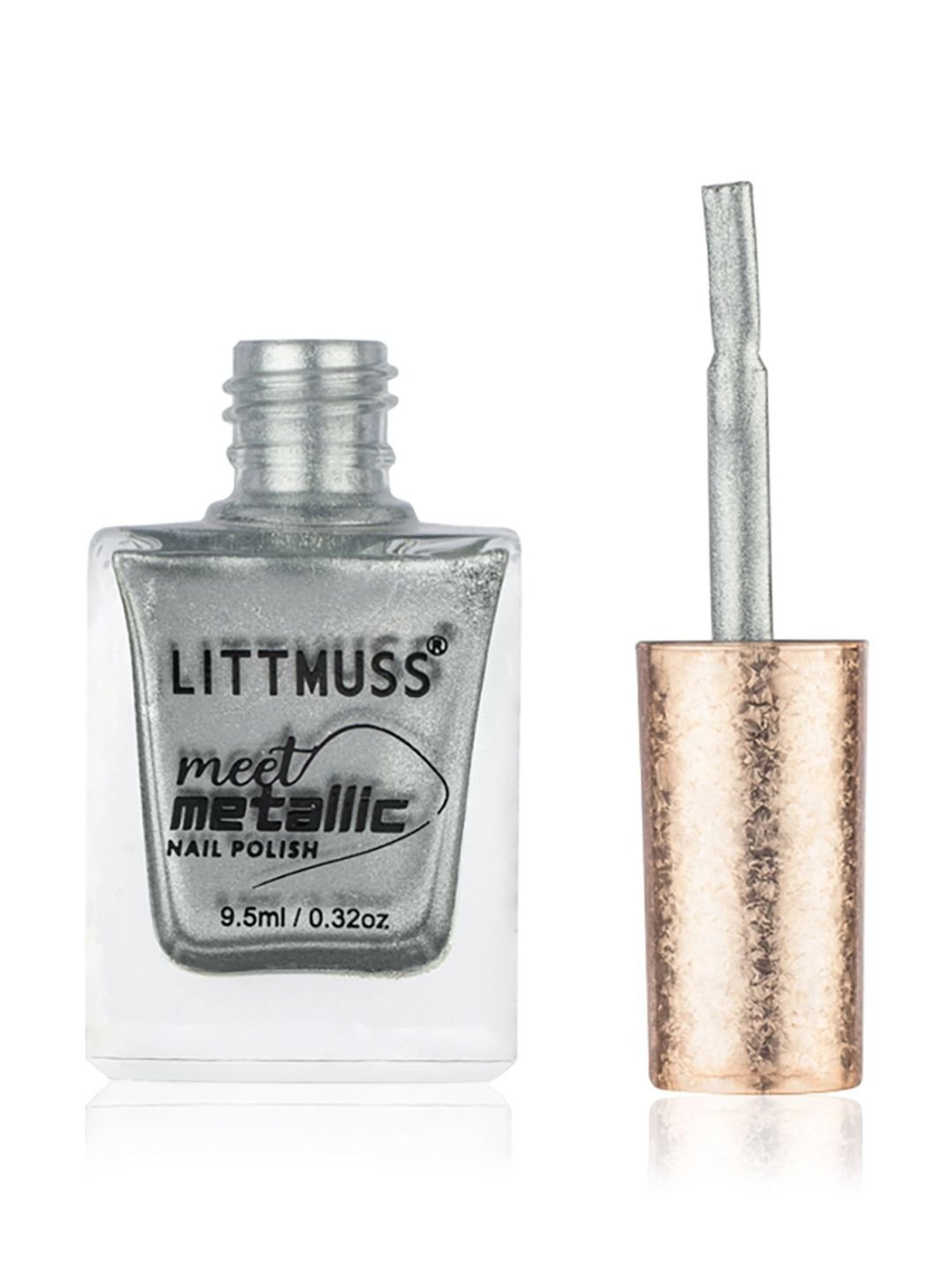 Littmuss Meet Metallic Nail Polish French Silver 065 - 9.5 ml
