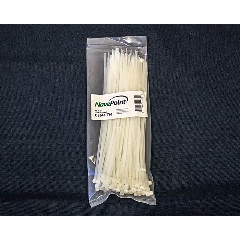 10 Inch Nylon Cable Wire Zip Tie 40 lbs Natural White 1000 Pack Lot Pcs Qty