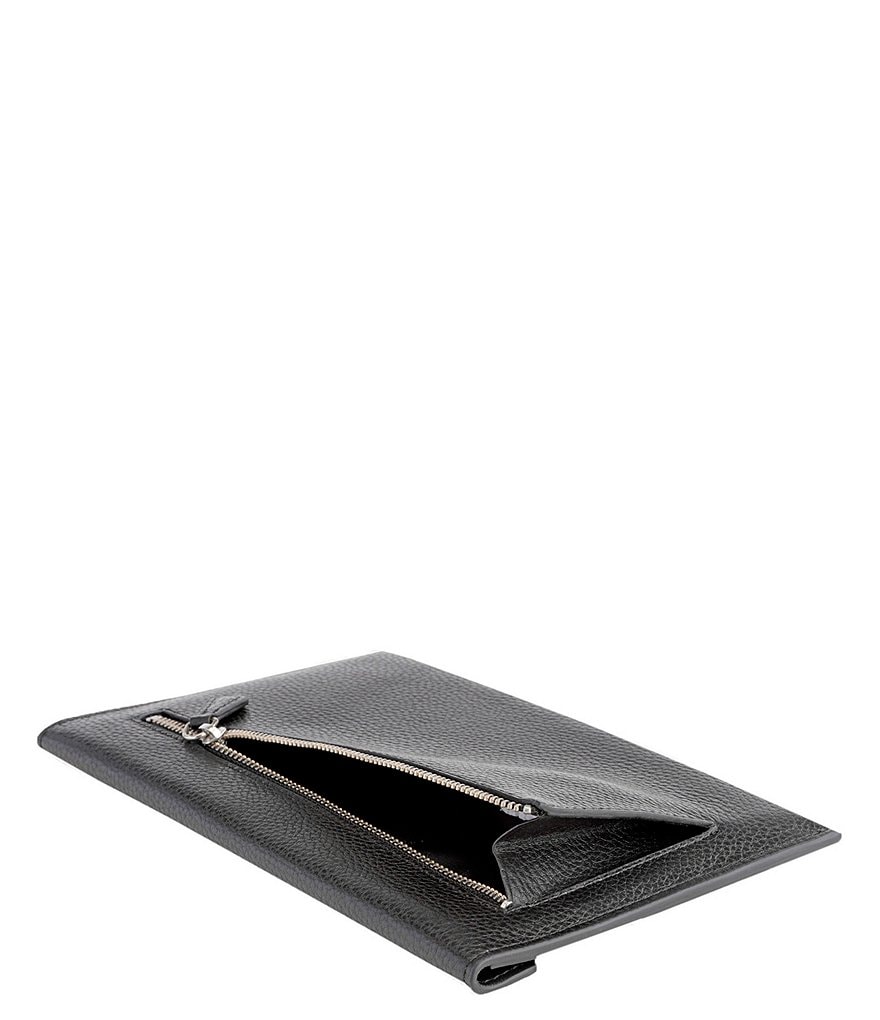ROYCE New York Leather Envelope Clutch