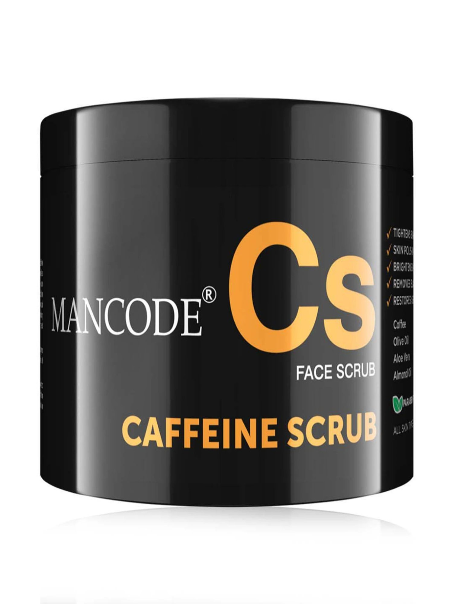 Mancode Caffeine Scrub - 100 gm