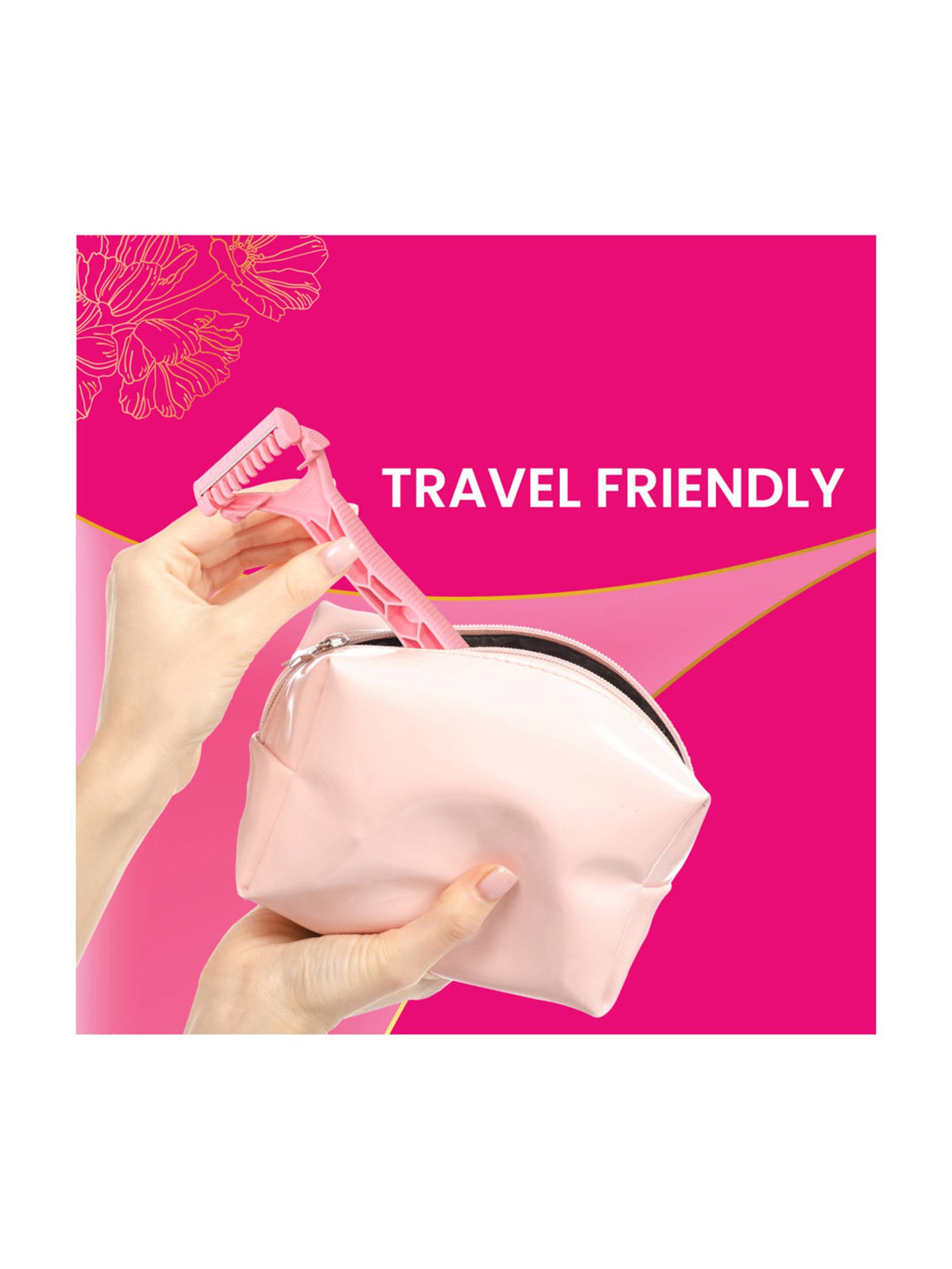 Paree Prima Premium Full Body Instant & Smooth Hair Removal Razors for Women - Pack of 5