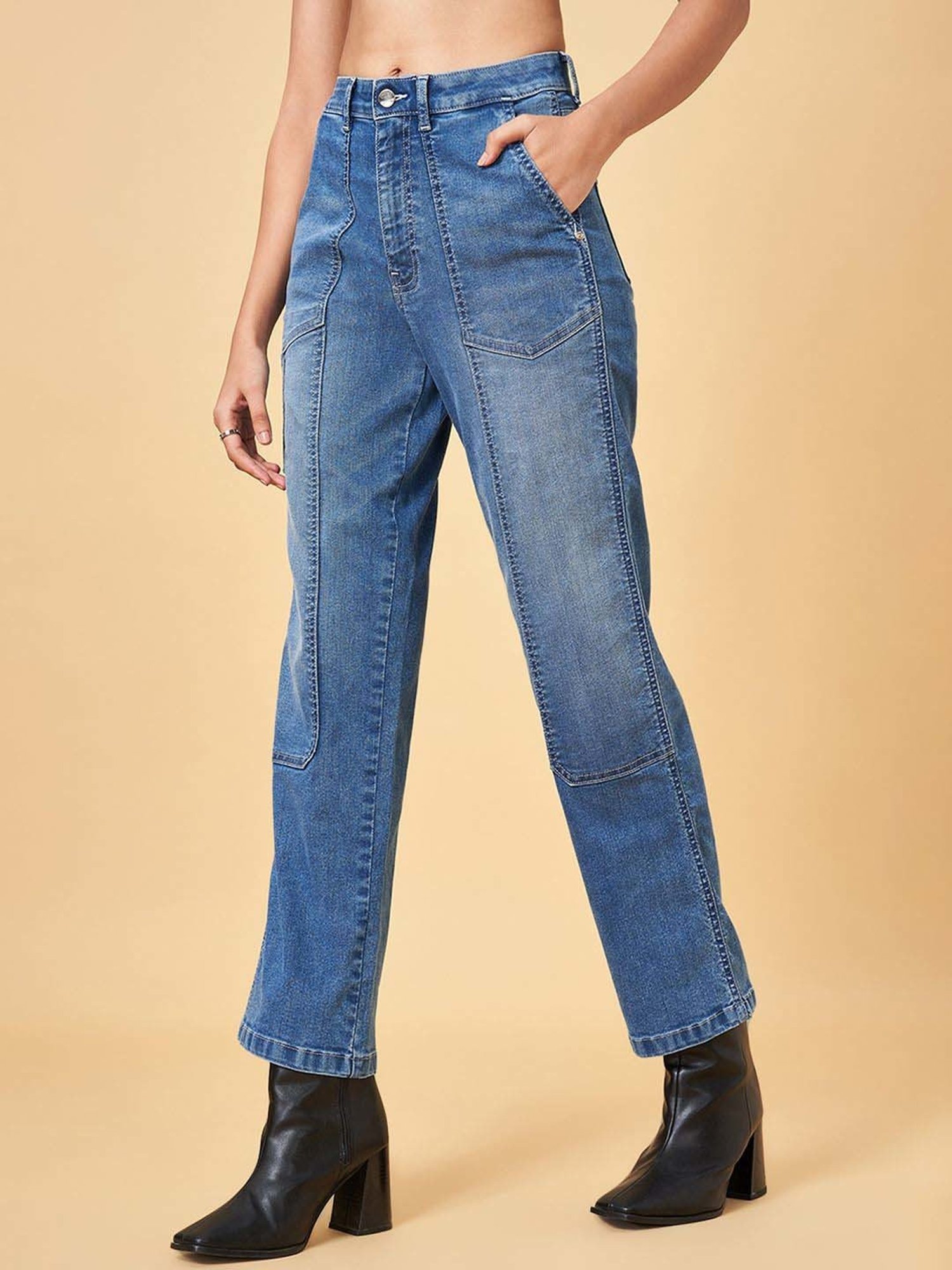 SF Jeans by Pantaloons Blue High Rise Jeans