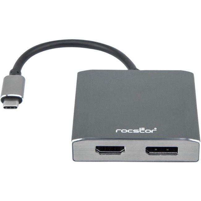 ROCSTOR Y10A202-A1 USB-C TO HDMI & DISPLAYPORT