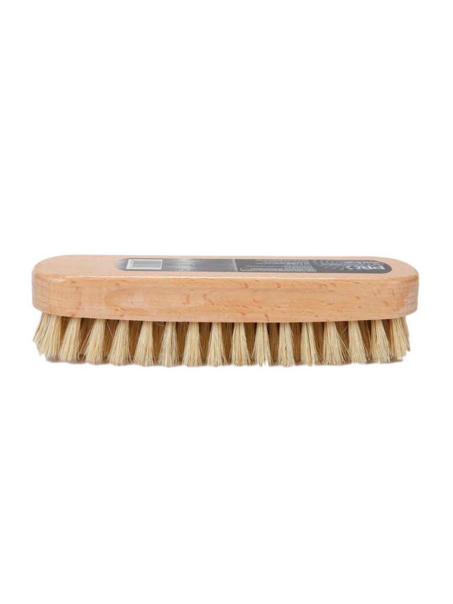 Pro Beige Gloss Shoe Brush with Dense Bristles